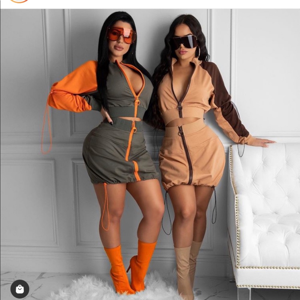 Gorgeous two piece skirt set